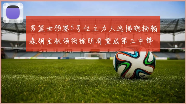 男篮世预赛5号位主力人选揭晓杨瀚森胡金秋领衔徐昕有望成第三中锋